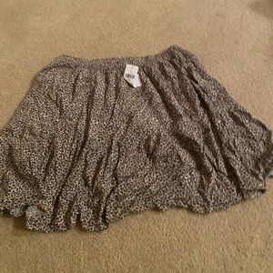 American Eagle cheetah print skirt
